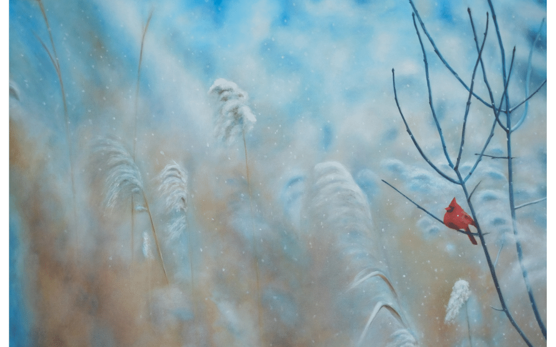 Oiseau en hiver